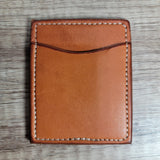 Double Sided Tooled Leather Credit Card Wallet